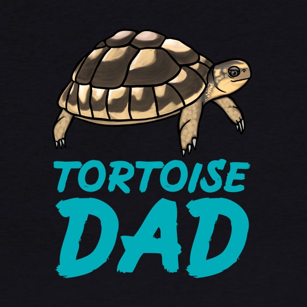 Tortoise Dad, Blue, for Tortoise Lovers by Mochi Merch